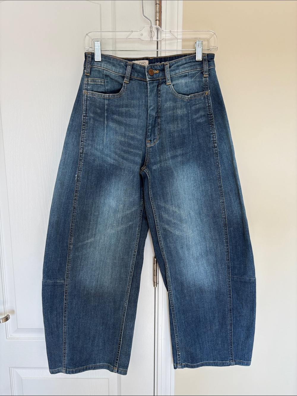 PILCRO by Anthropologie The Kenna Heritage Barrel Jeans Size 25 - Picture 6 of 11
